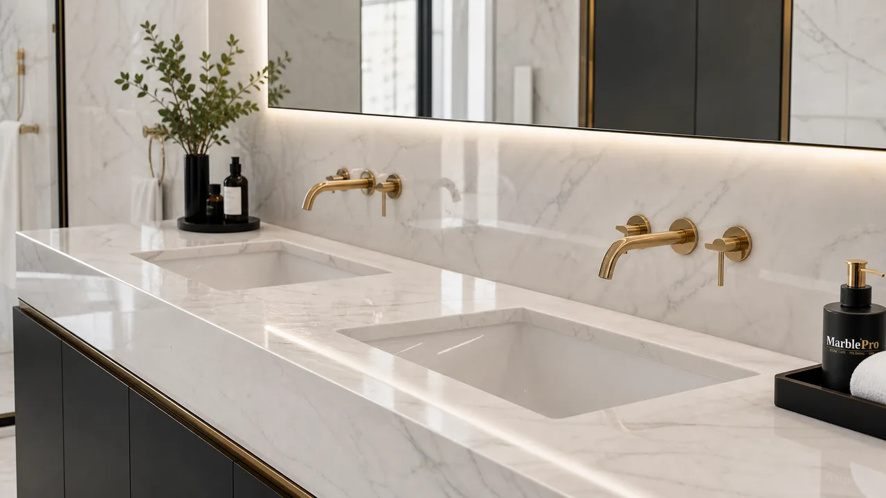 Countertop Polishing — MarblePro UAE Countertop Polishing in Dubai & UAE — professional countertop polishing result by MarblePro