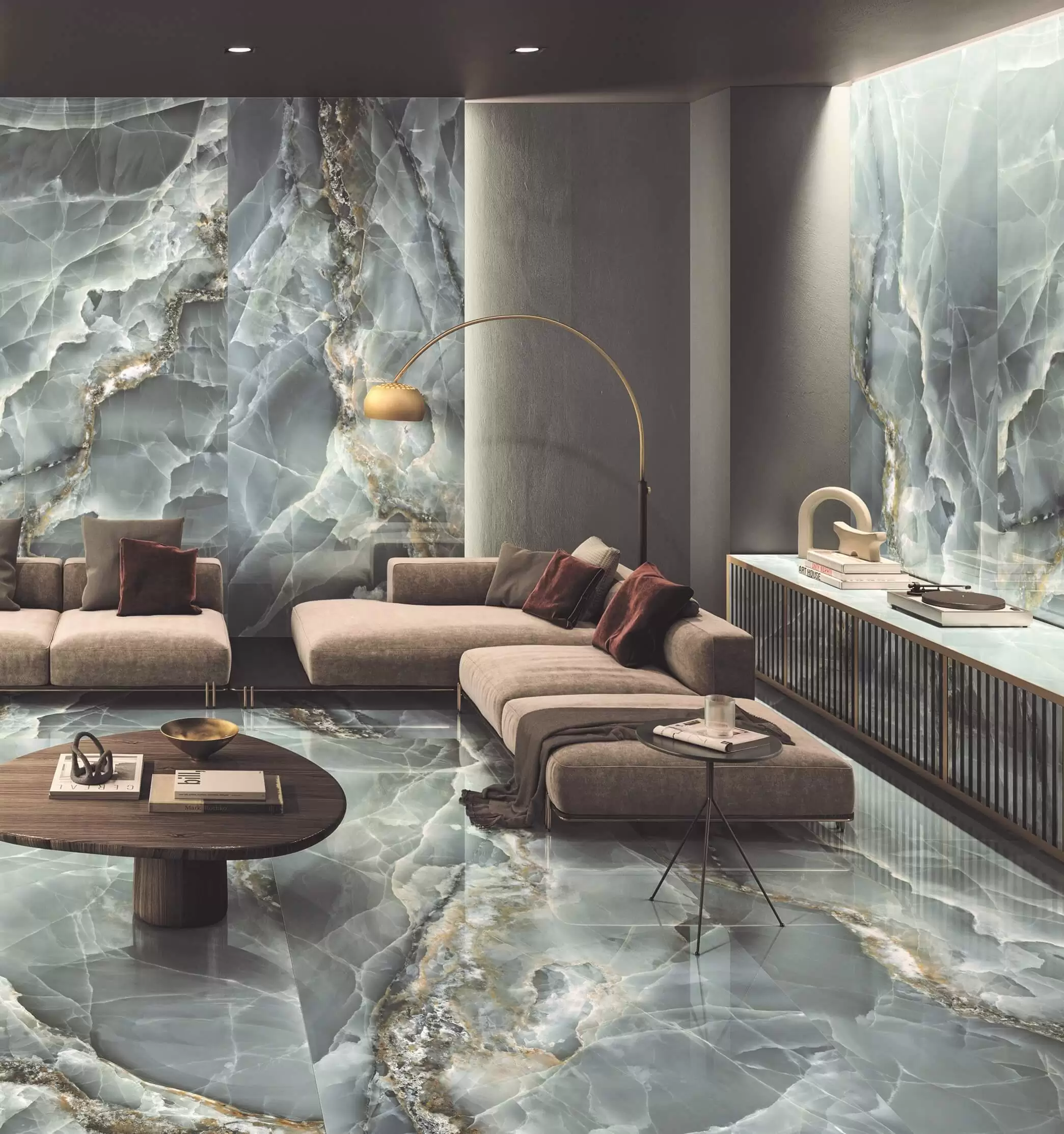 Onyx Marble Polishing — MarblePro UAE Onyx Marble Polishing in Dubai & UAE — professional onyx marble polishing result by MarblePro