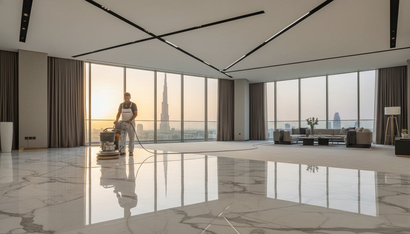 Stone Floor Restoration in the UAE: The Master Craftsman’s Guide to Timeless Elegance