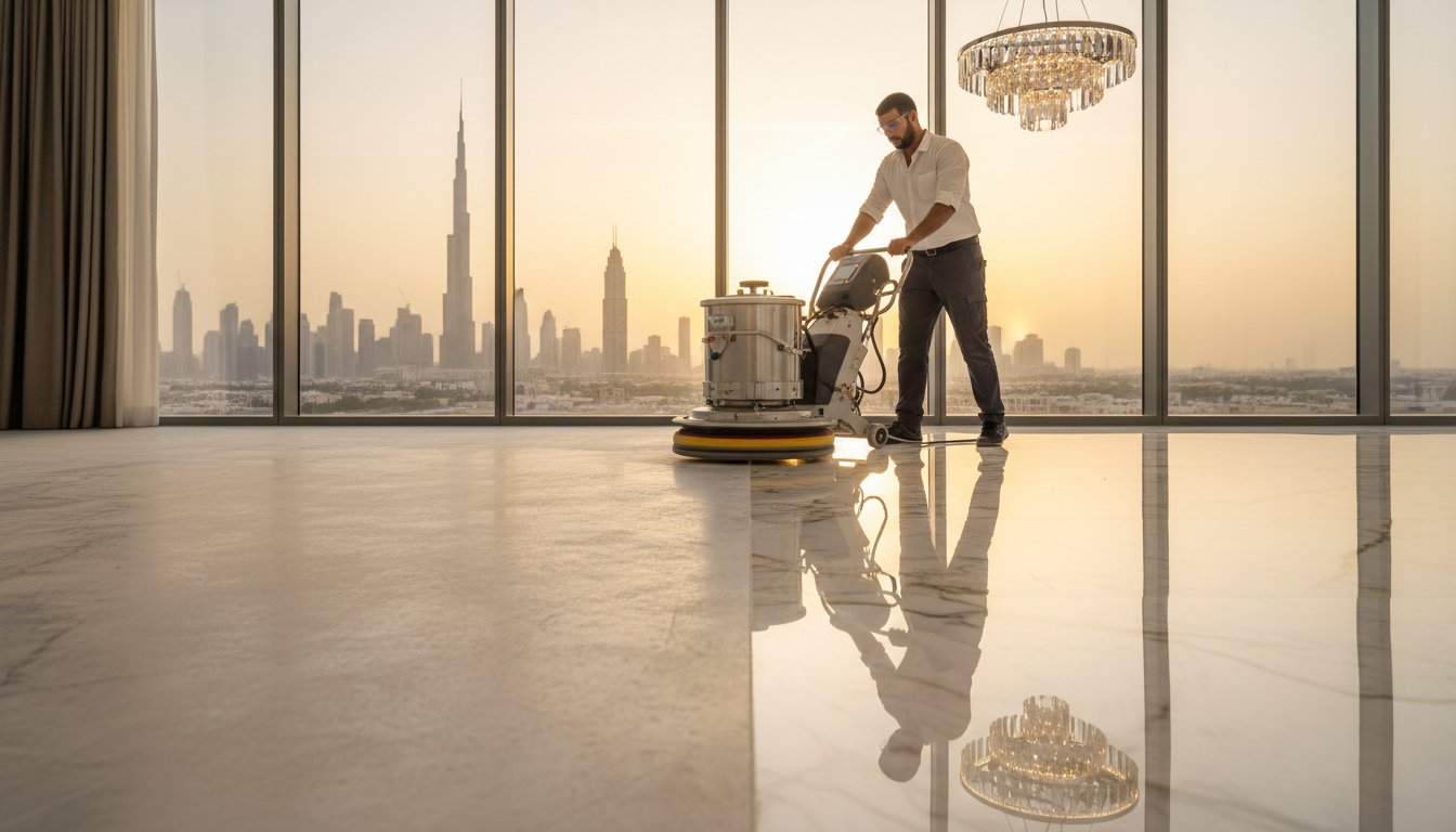 Marble Polishing Machine: The Technology Behind Dubai’s Most Exquisite Floors